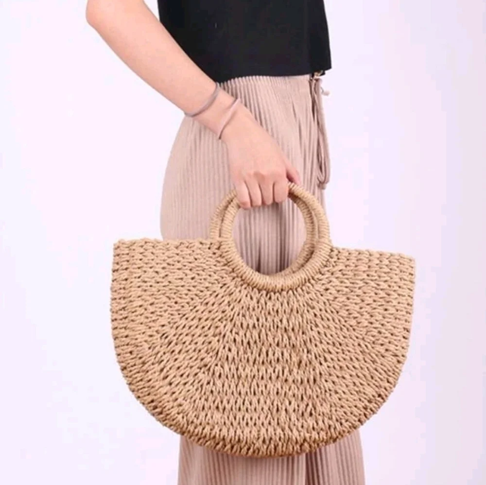 Last one / Summer Beach Straw Bag - Picture 3 of 5